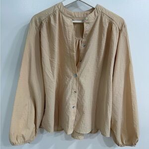 Elegant Beige Women's Top